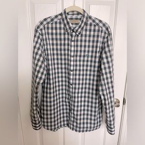 Burberry Brit Plaid Print Men’s Dress Shirt